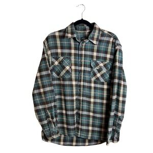 Jachs Mfg Flannel Shirt 2010s Men's‎ Size L Grunge Workwear Plaid L